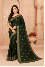 Organza Saree – Floral Designer Collection