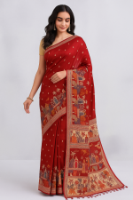 Linen Saree – Soft & Classy Daily Wear